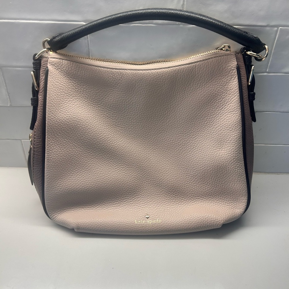 Kate Spade Black and Cream Hobo Bag